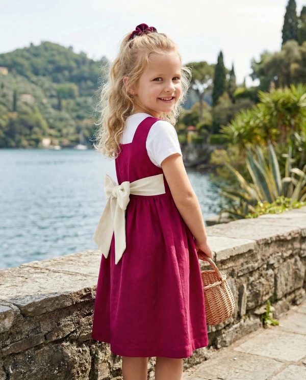 Abito Cerise Nuovo Fucsia e rosa vivace Weekend al lago di Farway Milano