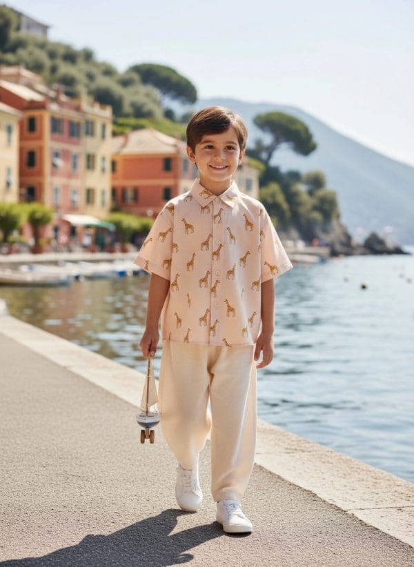 Pantalone Lungo Voile Panna e avorio Weekend al lago di Farway Milano