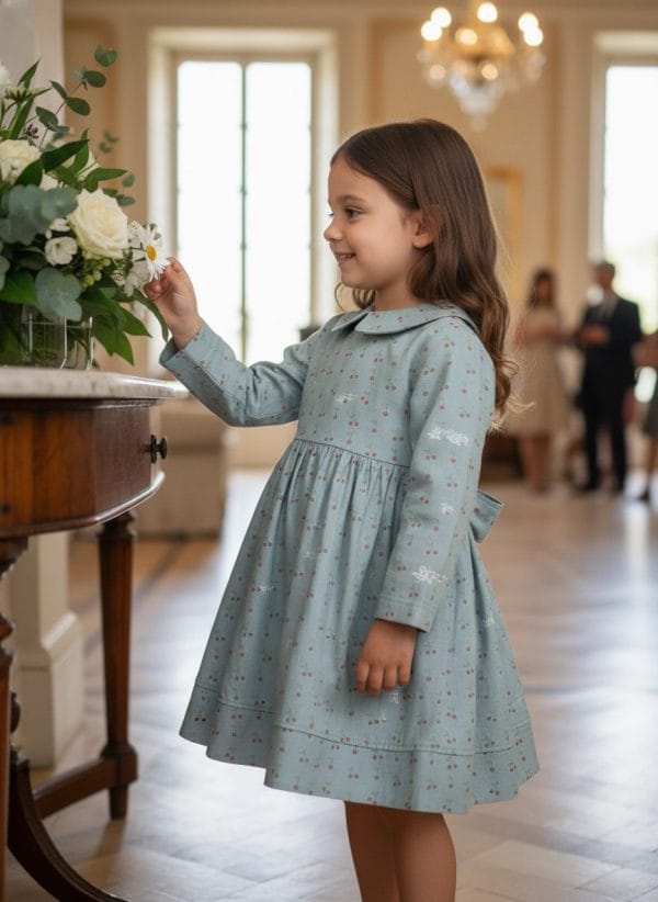 Abito Fantasia Ciliegine Unico Cerimonia in famiglia di Farway Milano