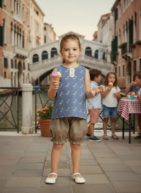 Pantaloncino a palloncino Unico Una sera d'estate: gelato con gli amici di Farway Milano