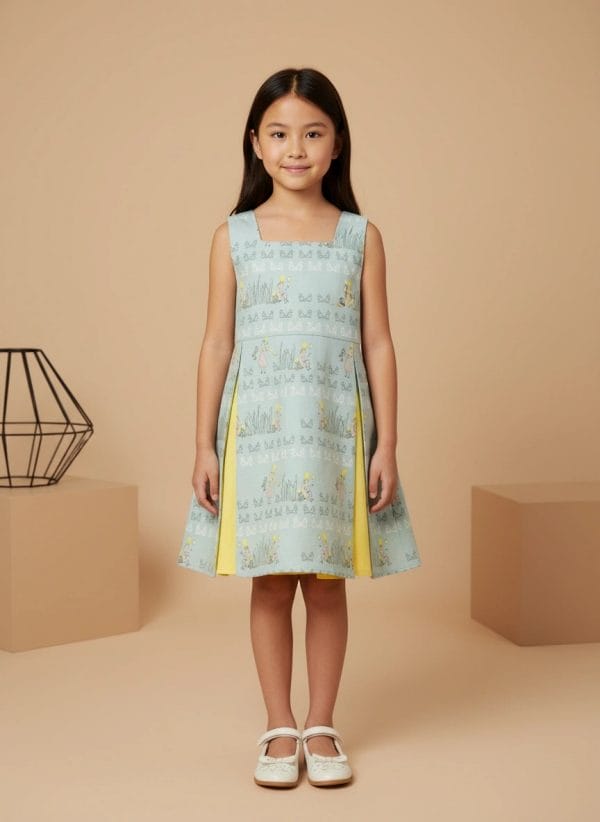 Abito Masha smanicato bicolore Principesse (Copia) Fantasie: personaggi Front di Farway Milano