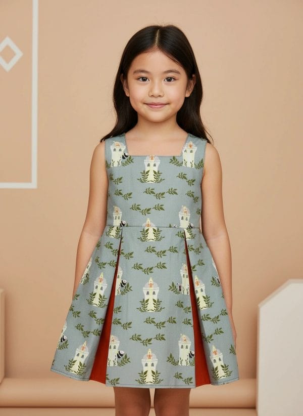 Abito Masha smanicato bicolore Principesse (Copia 1) Fantasie: personaggi Front di Farway Milano