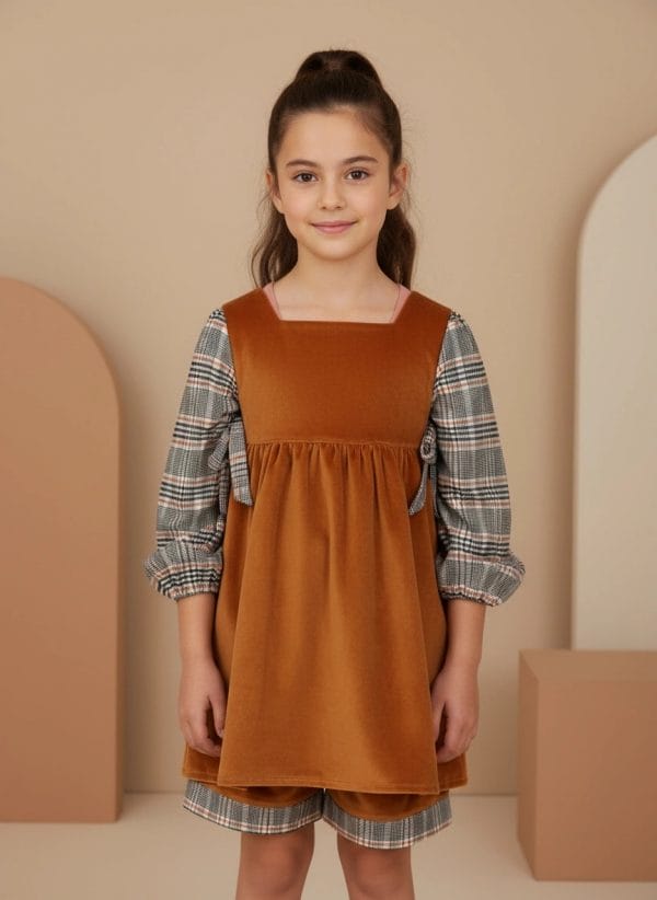 Sopravveste in velluto Giallo e ocra Front di Farway Milano