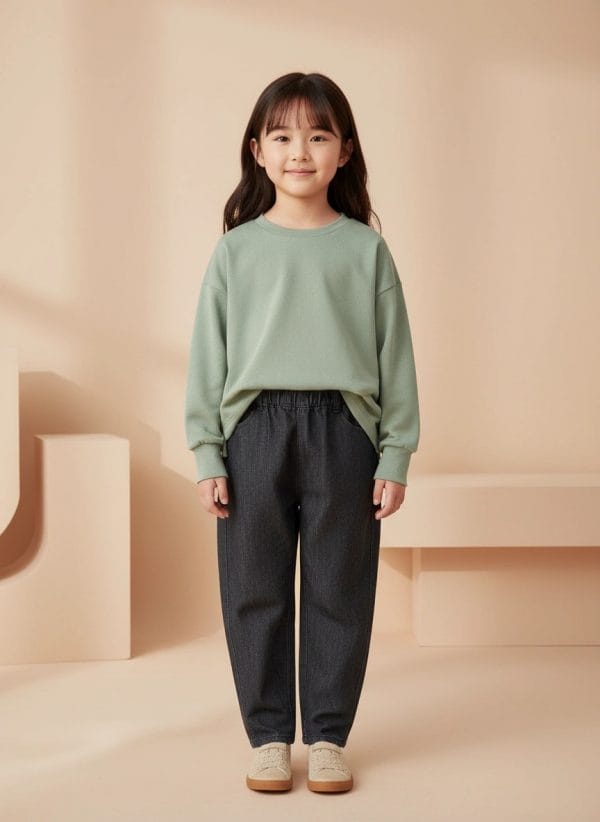 Felpa Lilo Verde salvia e aloe Front di Farway Milano