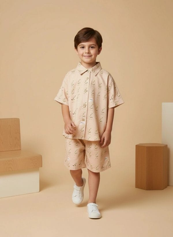 Camicia manica corta Giraffe Fantasie: animali In Action di Farway Milano