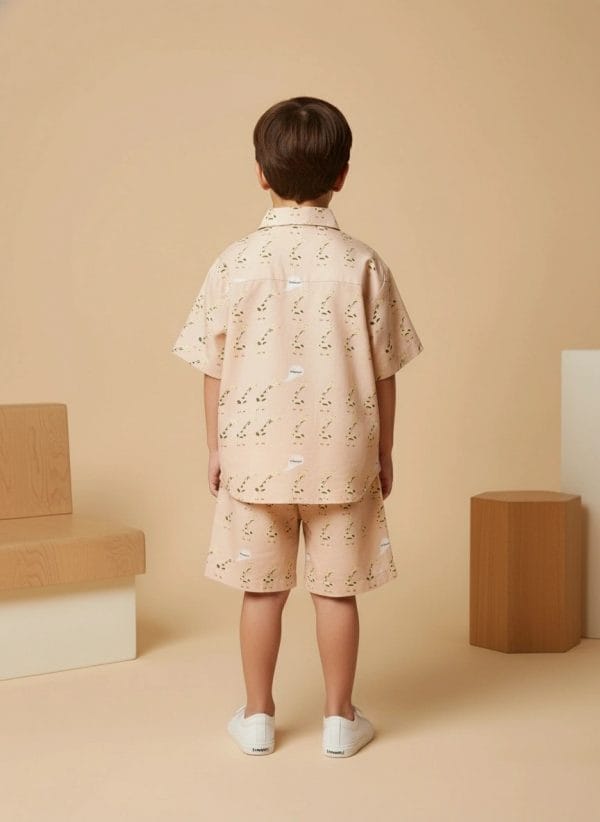 Camicia manica corta Giraffe Fantasie: animali Back di Farway Milano