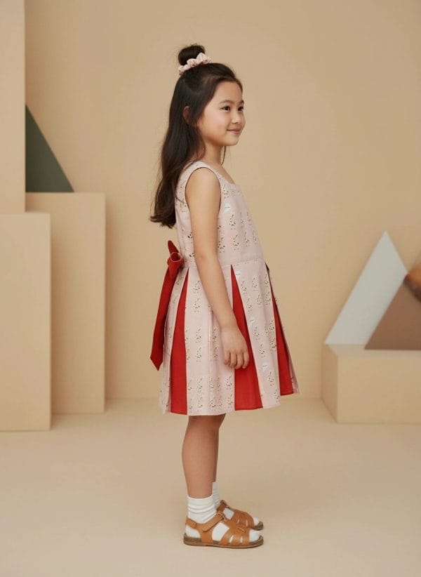 Abito Masha smanicato bicolore Giraffe Fantasie: animali Side di Farway Milano