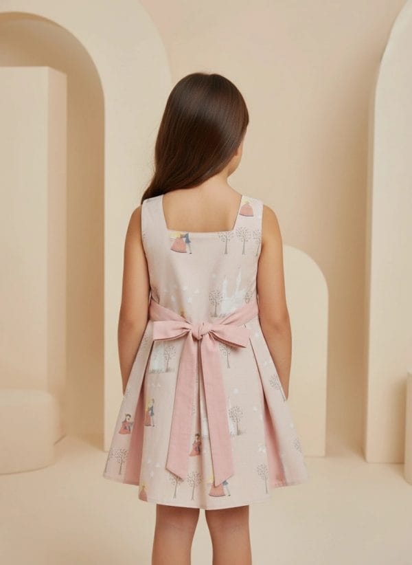 Abito Masha smanicato bicolore Principesse Fantasie: personaggi Back di Farway Milano