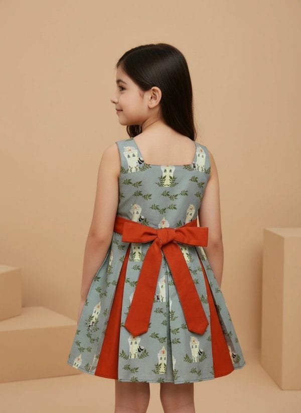 Abito Masha smanicato bicolore Principesse (Copia 1) Fantasie: personaggi Back di Farway Milano