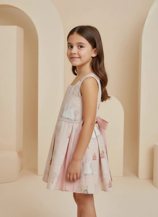 Abito Masha smanicato bicolore Principesse Fantasie: personaggi Side di Farway Milano