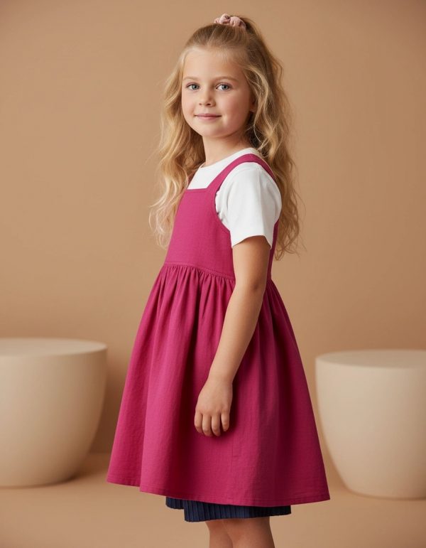 Abito Cerise Nuovo Fucsia e rosa vivace Side di Farway Milano