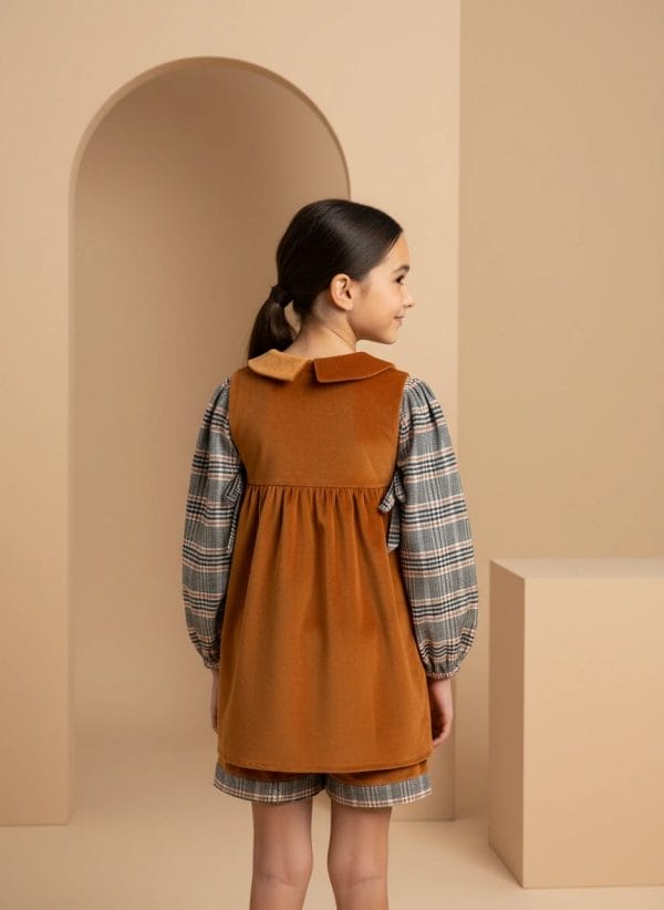 Sopravveste in velluto Giallo e ocra Back di Farway Milano