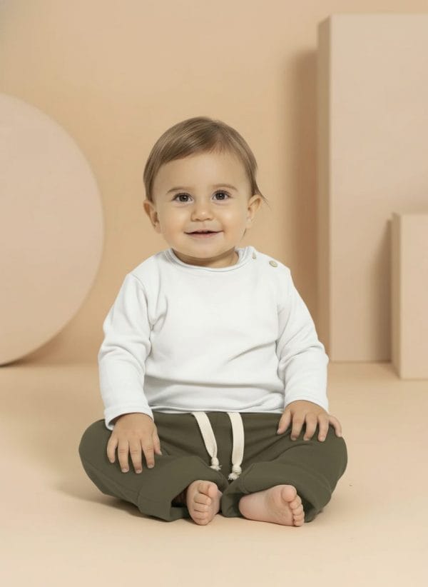 Maglia felpata Panna e avorio In Action di Farway Milano