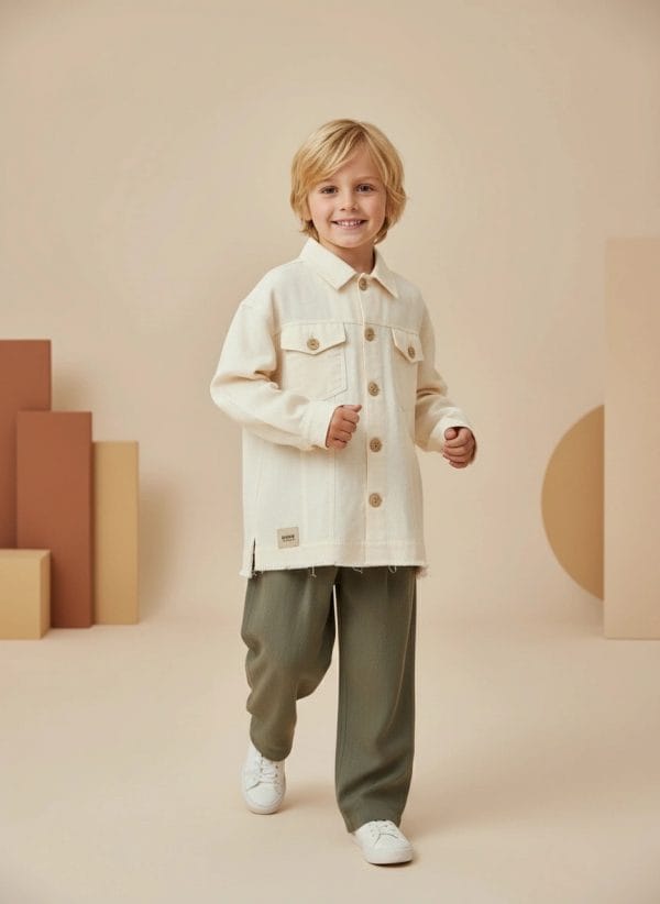 Giacca Lino Bianca Nuova Panna e avorio In Action di Farway Milano