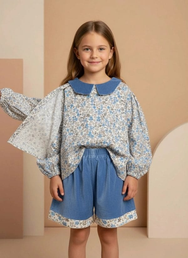 Pantaloncino in velluto Rosa cipria e nude In Action di Farway Milano