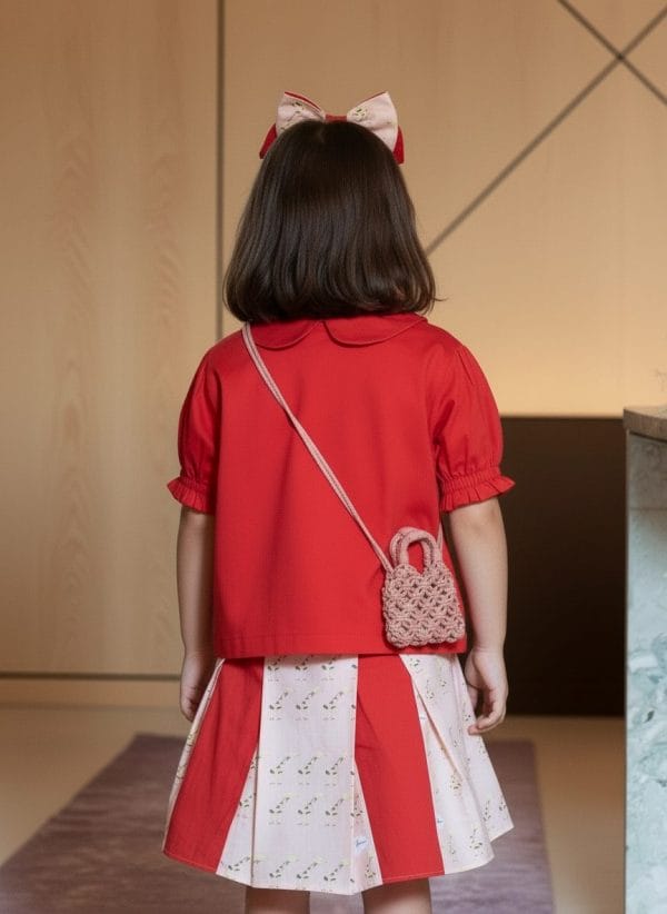 Yes Bag - Rosa pastello e antico Rosa pastello e antico Back di Farway Milano