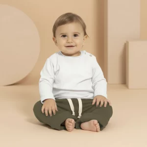 Pantalone in felpa Verde khaki e militare In Action